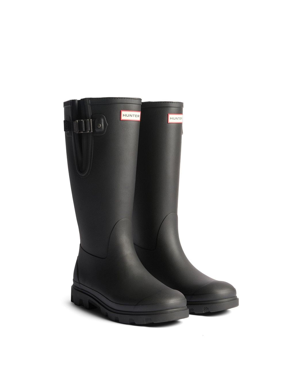 Hunter Black Field Downpour Boots