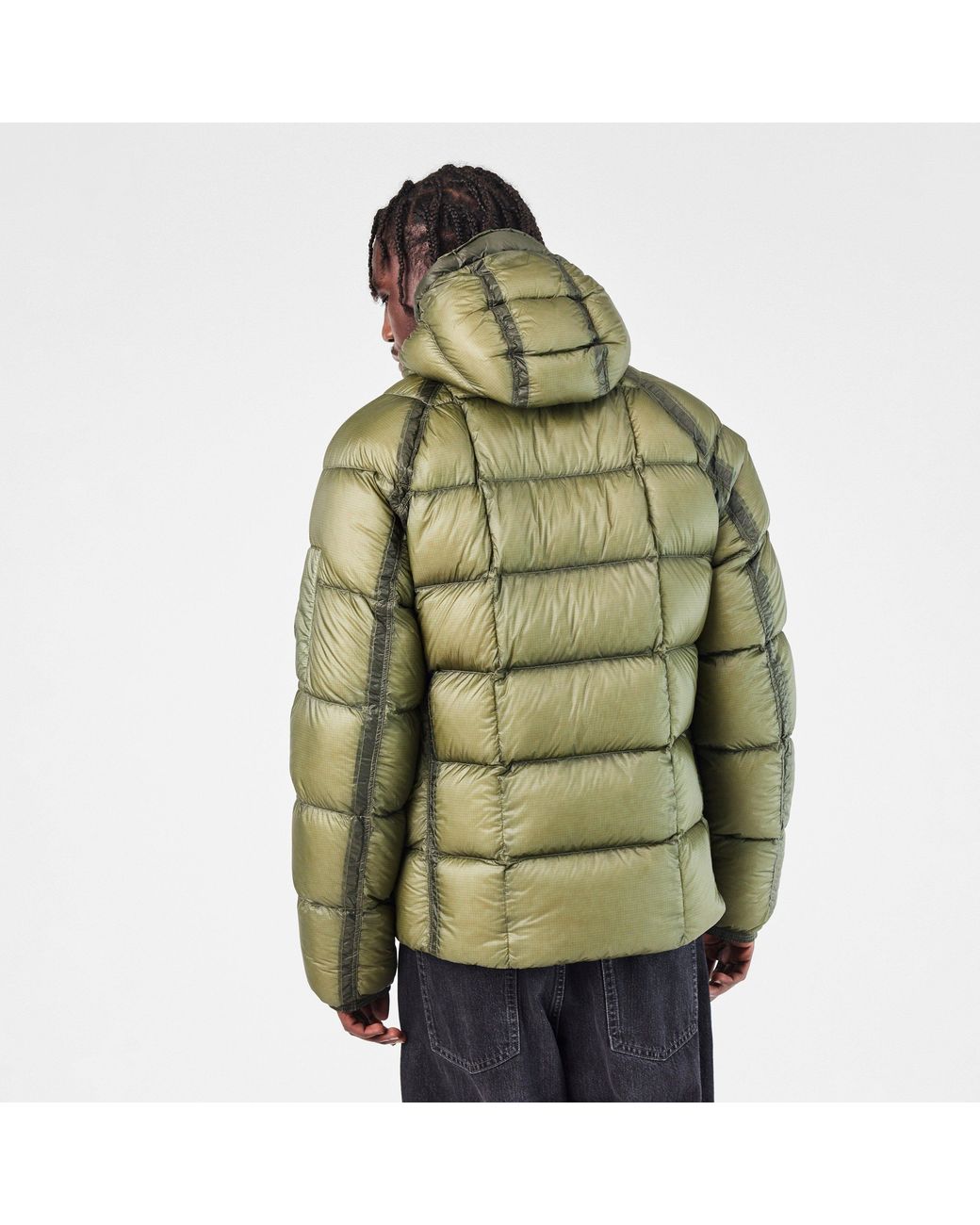 C.P. Company Dd Shell Medium Down Hip Length Hooded Medium Puffer