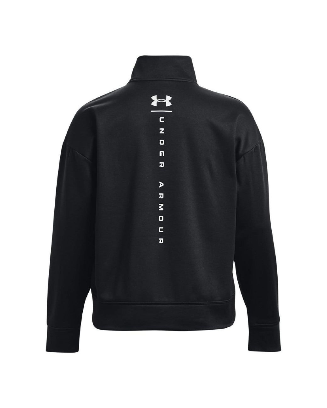 Under Armour Black Armour Fleece Reflective 1/4 Zip Top
