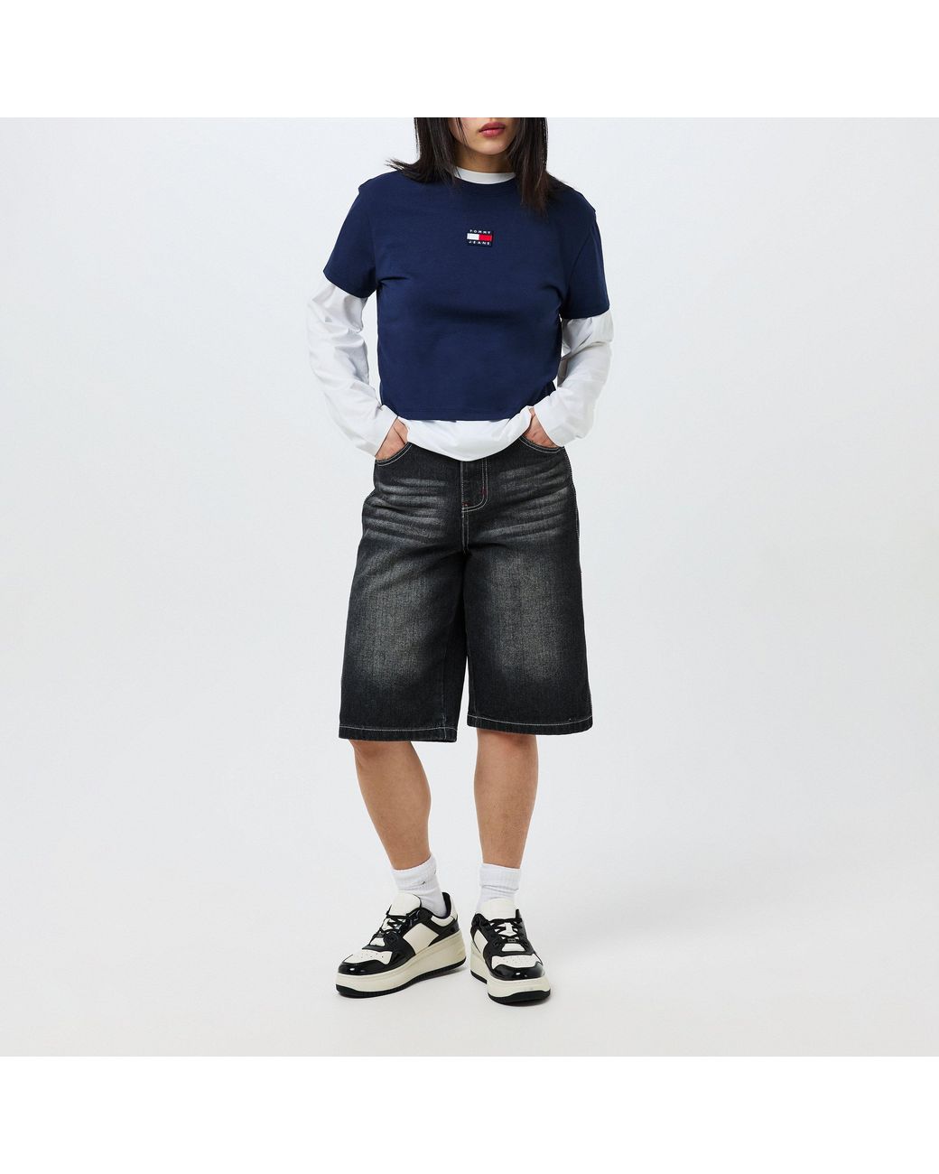 Tommy Hilfiger Blue Centre Badge T Shirt