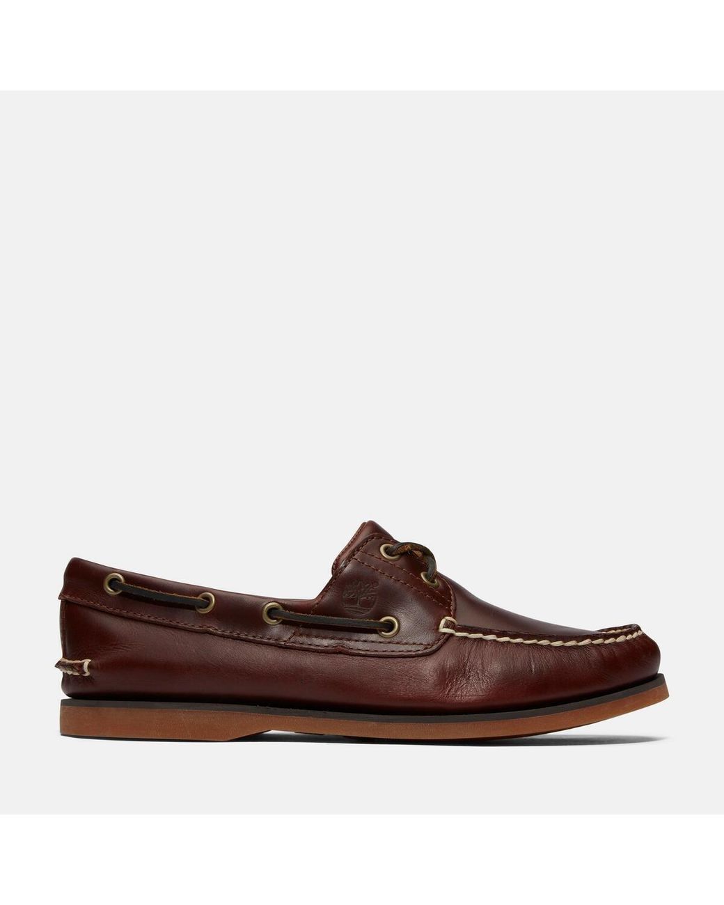 Timberland Brown Classic 2-Eye Boat Shoes for men