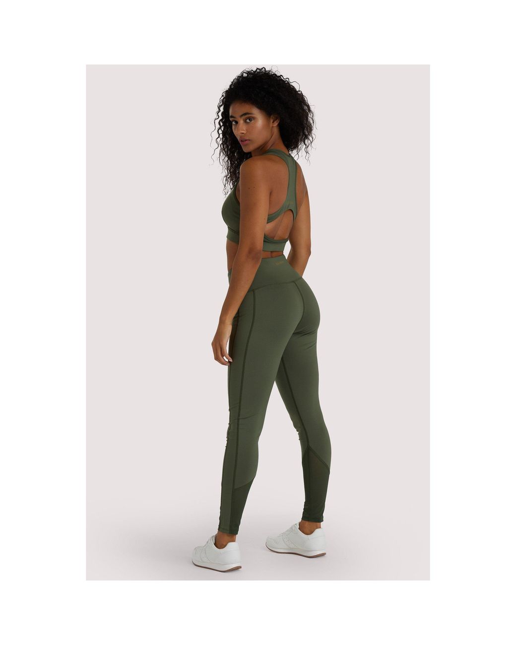 Wolf & Whistle Green Eco Dusty Racer Back Bra