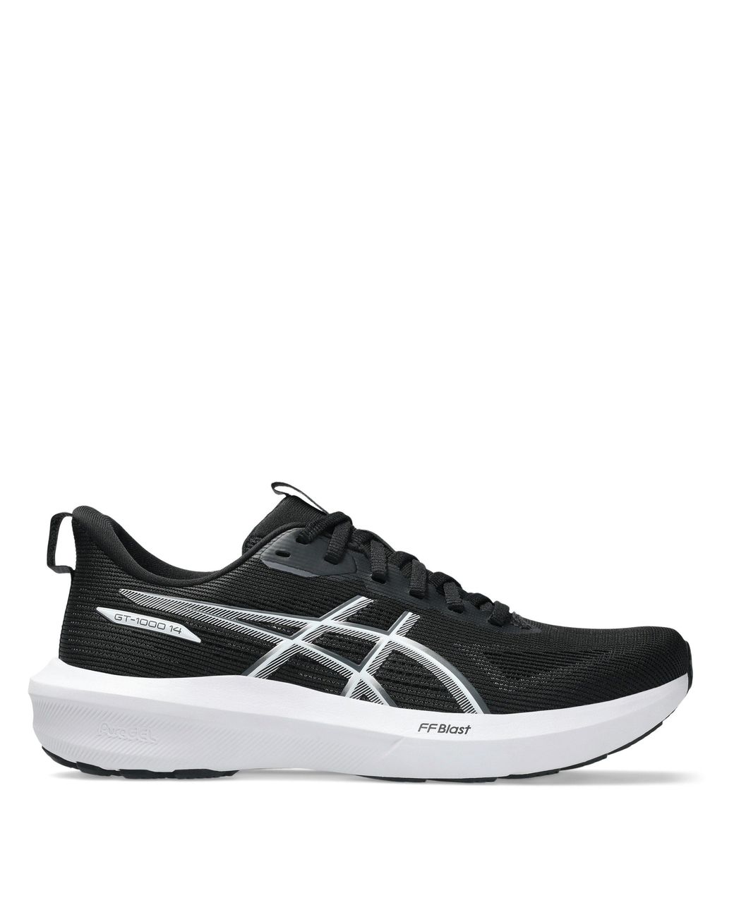 Asics Black Gt-1000 14 Road Running Shoes