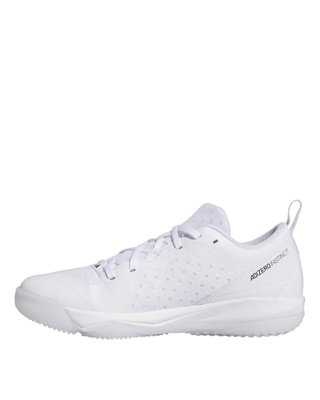 Adidas White Adizero Instinct Turf Trainers