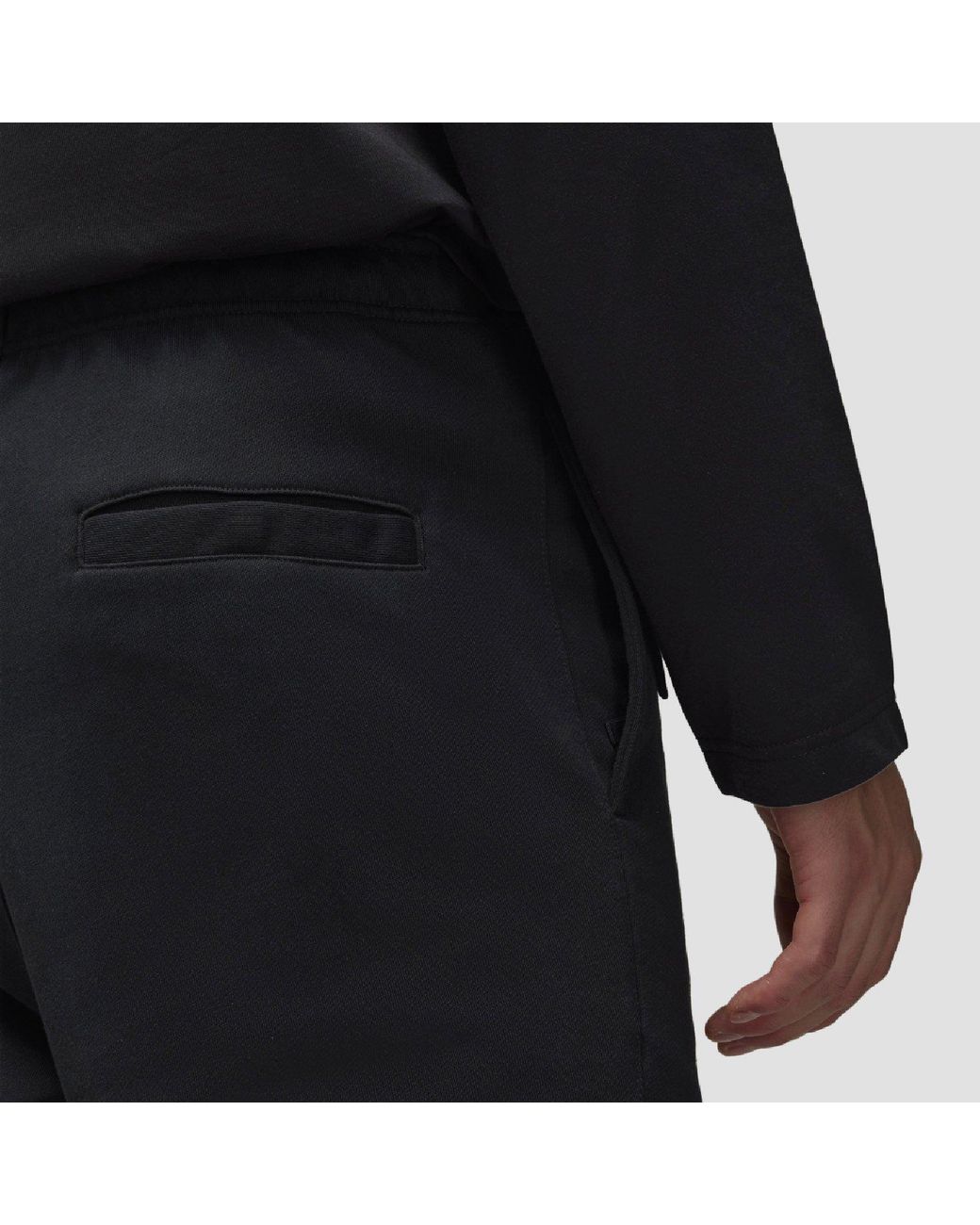 Y-3 Black French Terry Track Pants for men