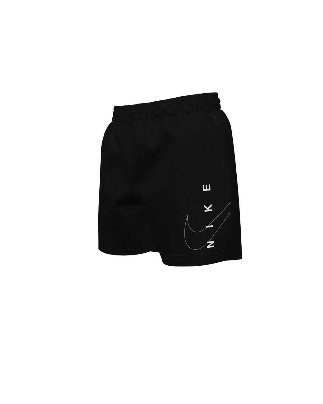 Nike Black 4" Volley Swim Shorts for men