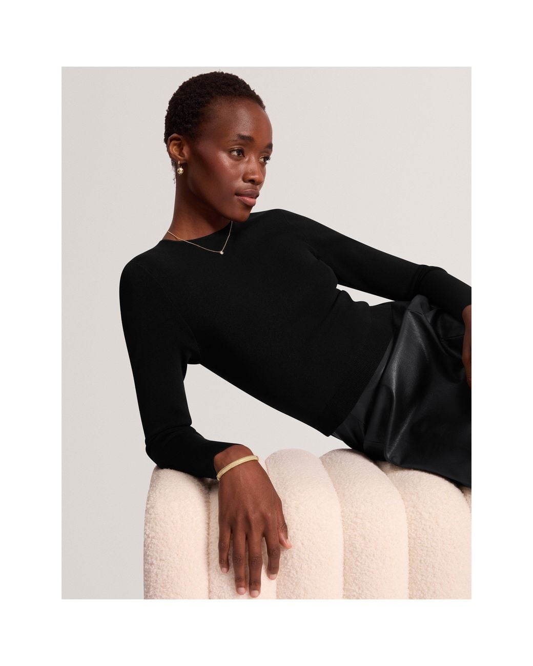 Ted Baker Black Ted Pencil Skirt Ld71