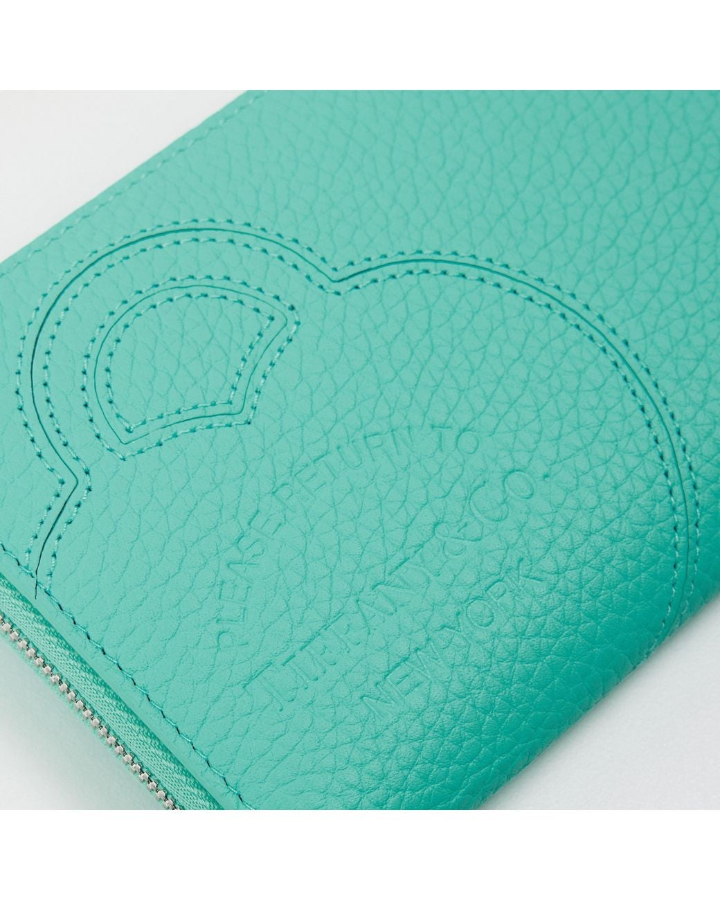 Tiffany & Co Green 'S Zipped Coin Purse