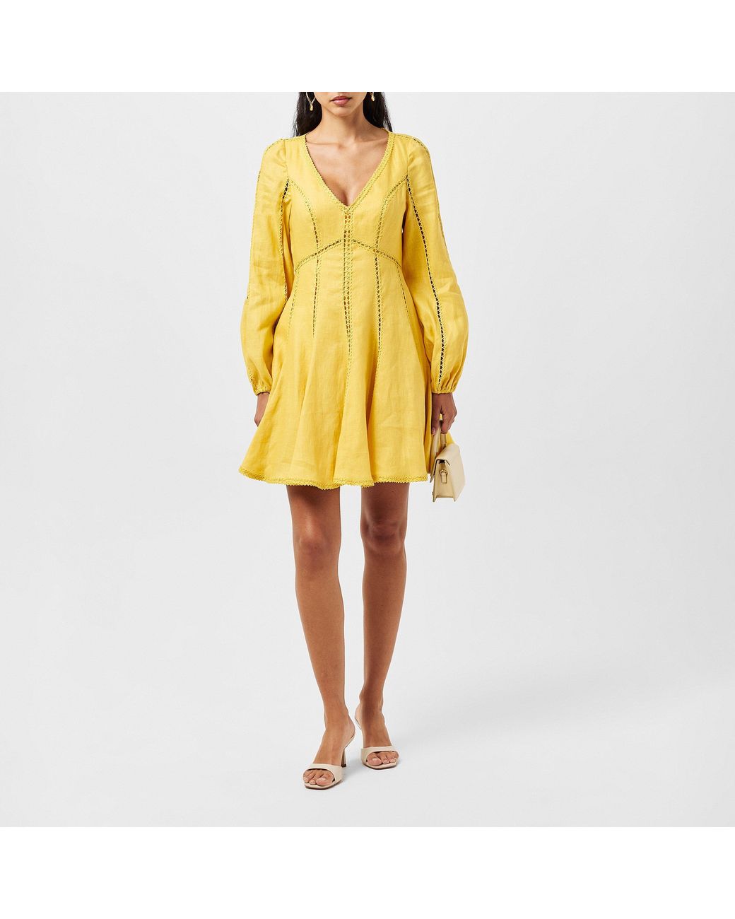 Ted Baker Yellow Emerda Tea Dress
