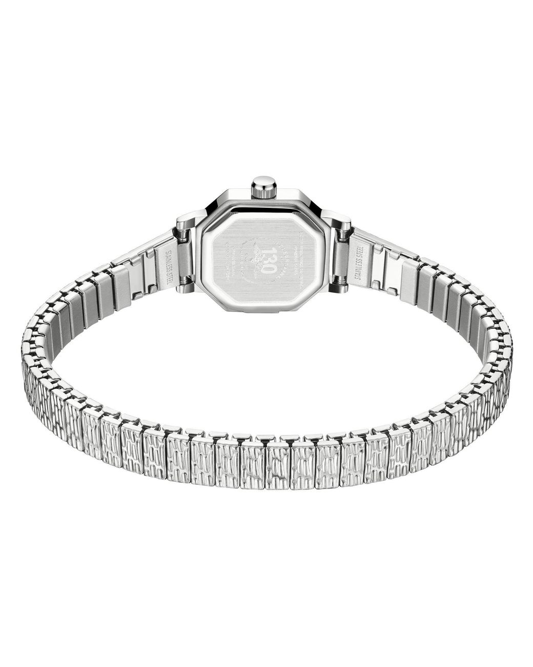 Rotary Metallic Ladies Heritage Octagonal Ss Expander Watch