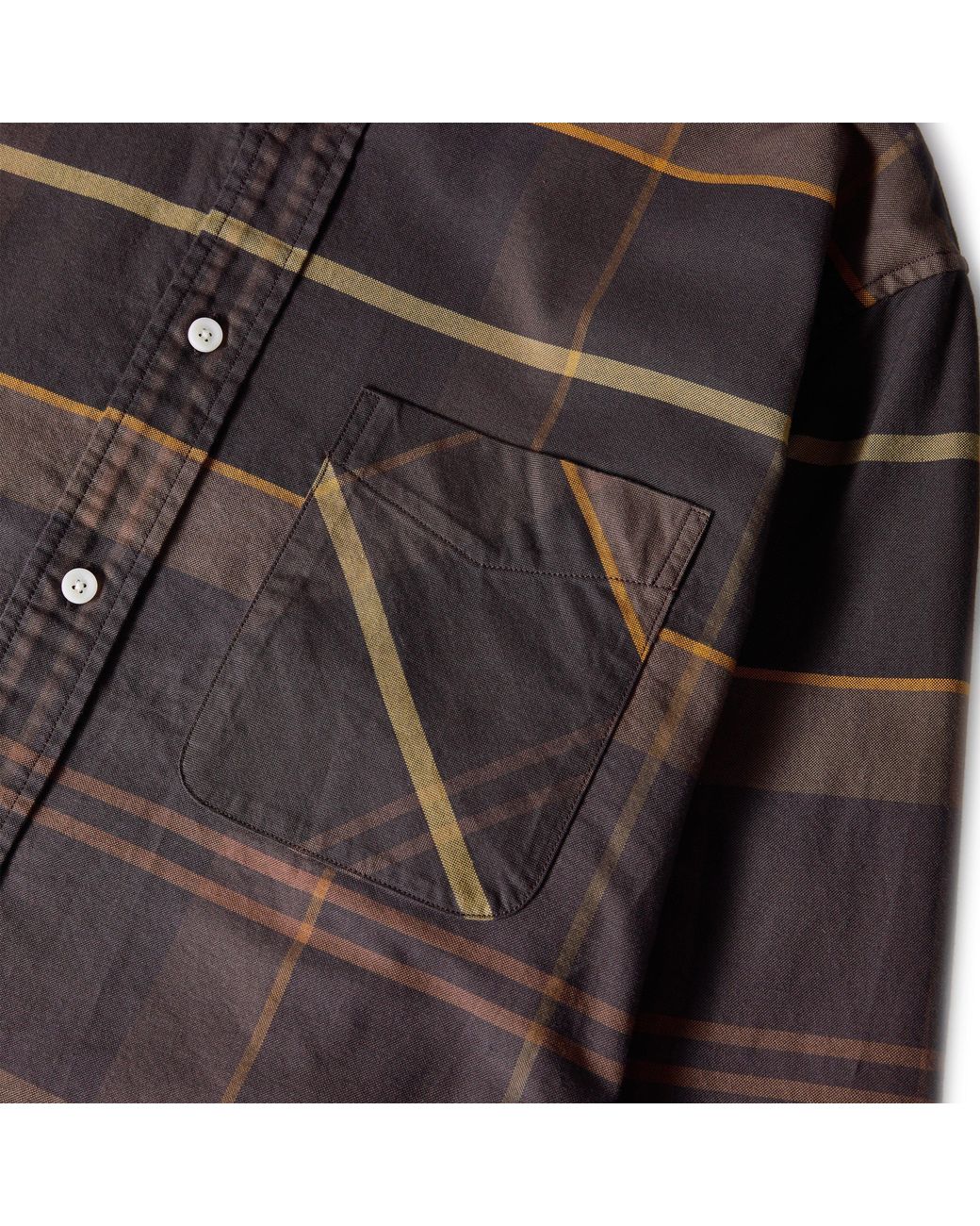 Barbour Brown Dunoon Tartan Cotton Long-Sleeve Shirt for men