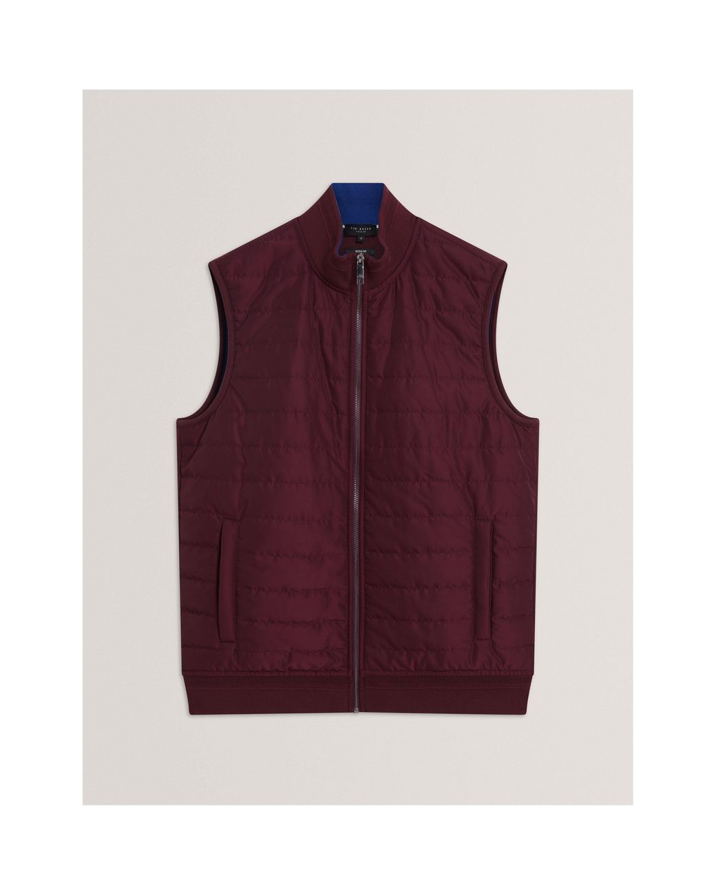 Ted Baker Purple Quilted Gilet for men