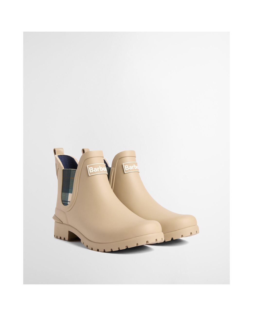 Barbour Natural Wilton Chelsea Wellington Boots