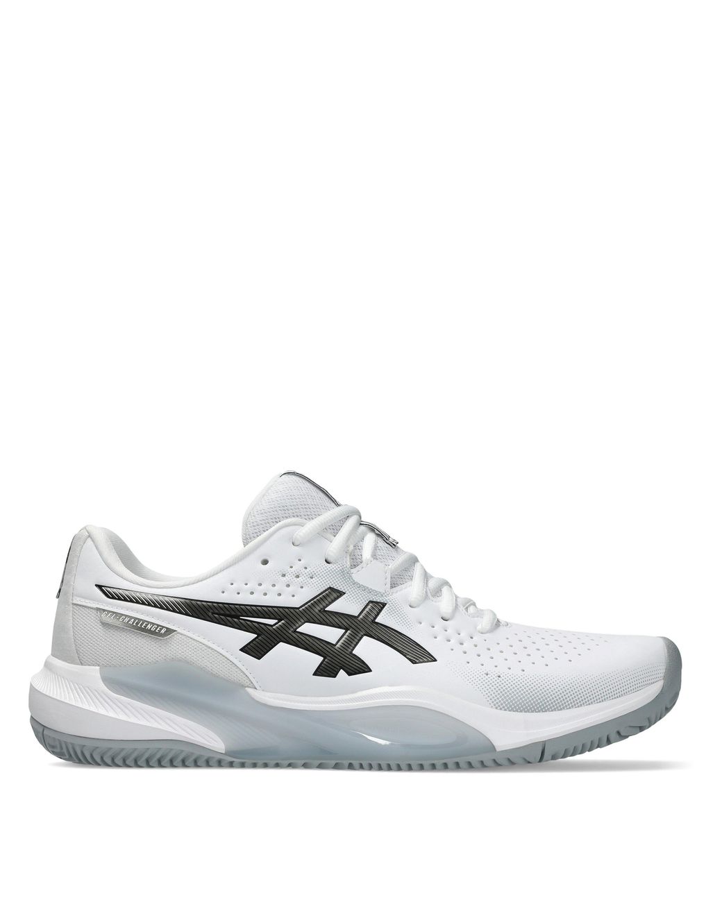 Asics White Gel-Challenger 15 Clay Tennis Shoes for men