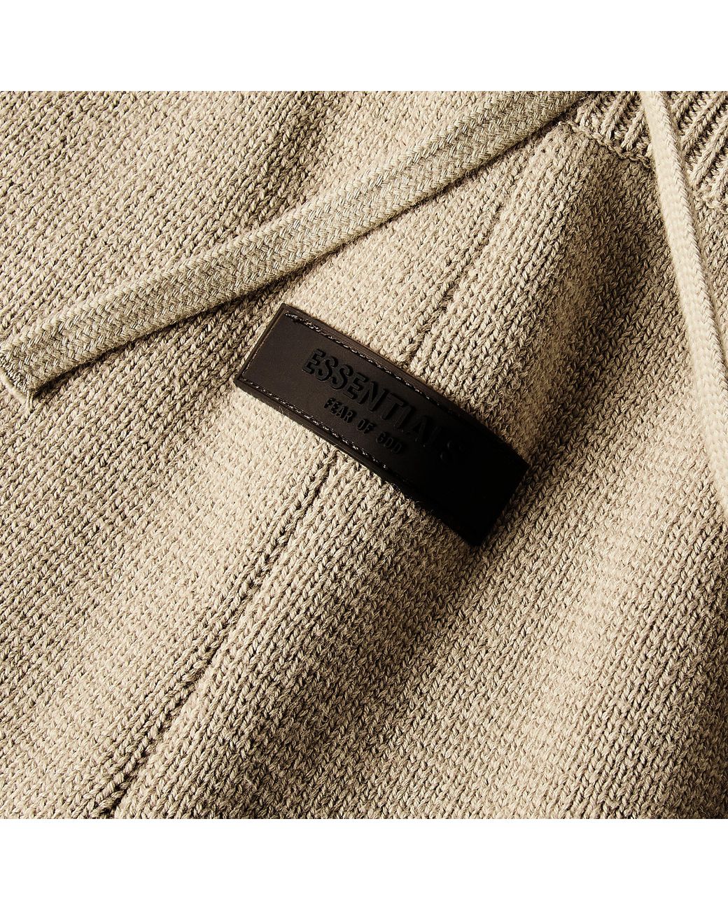 Fear Of God Natural Lounge Pants Open Hem Fleece Jogging Bottoms