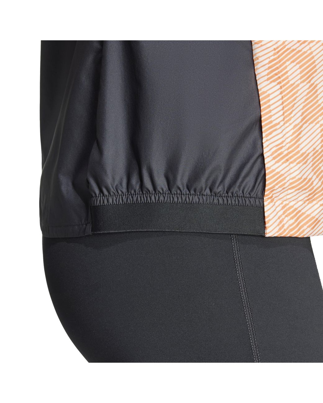 Adidas White Trail Wind Performance Running Jacket