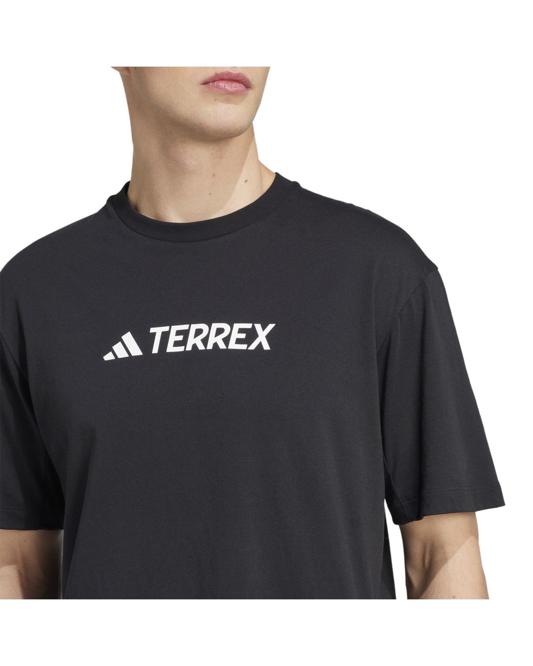 Adidas Black Terrex Classic Logo T-Shirt for men
