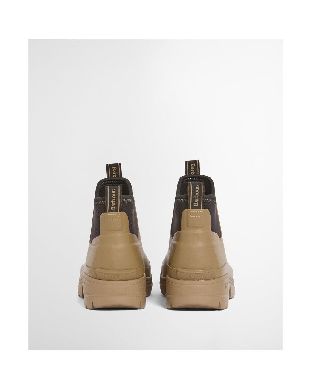 Barbour Brown Chelsea Wellington Boots for men