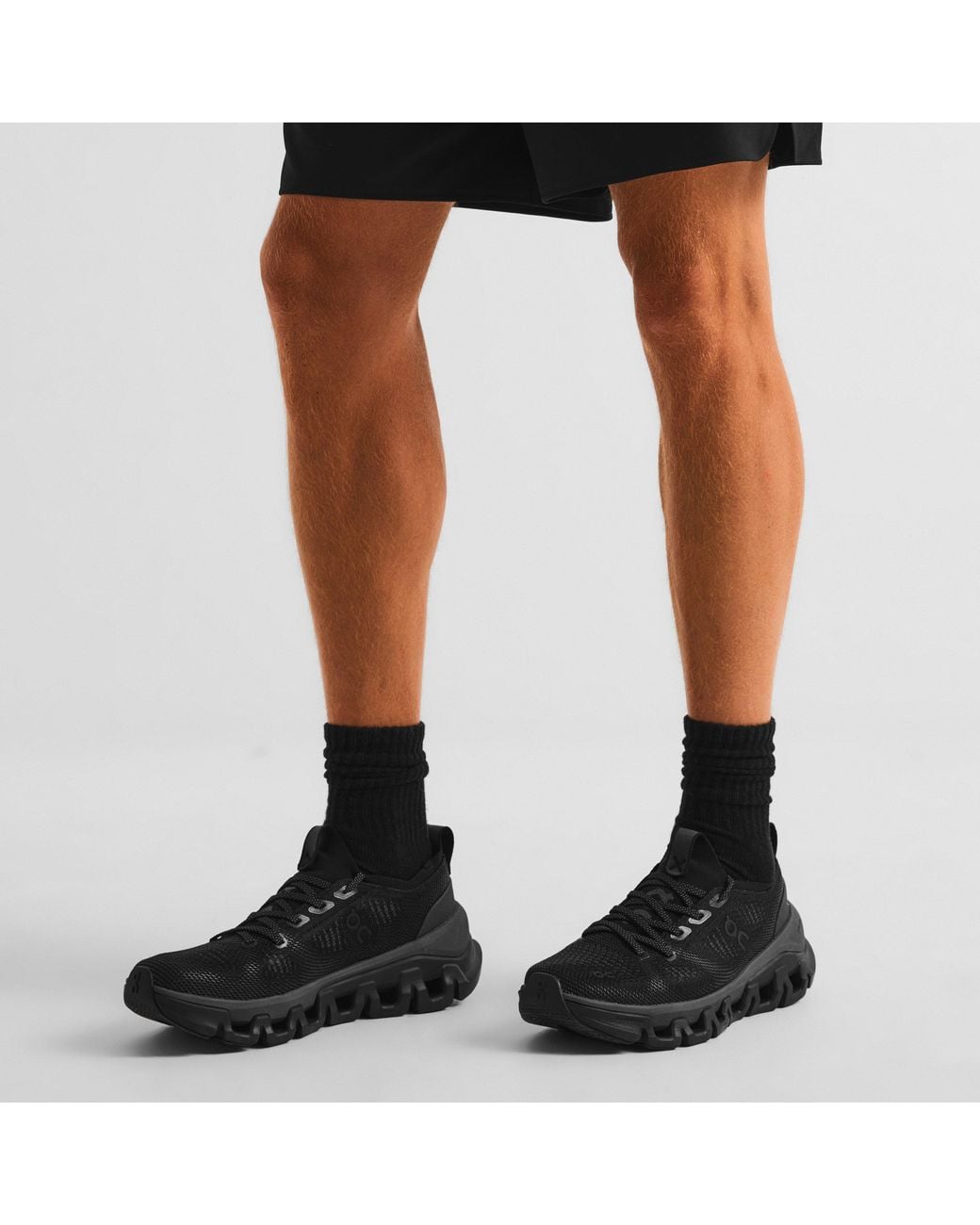 On Shoes Black Cloud X Tempo Road Running Shoes for men