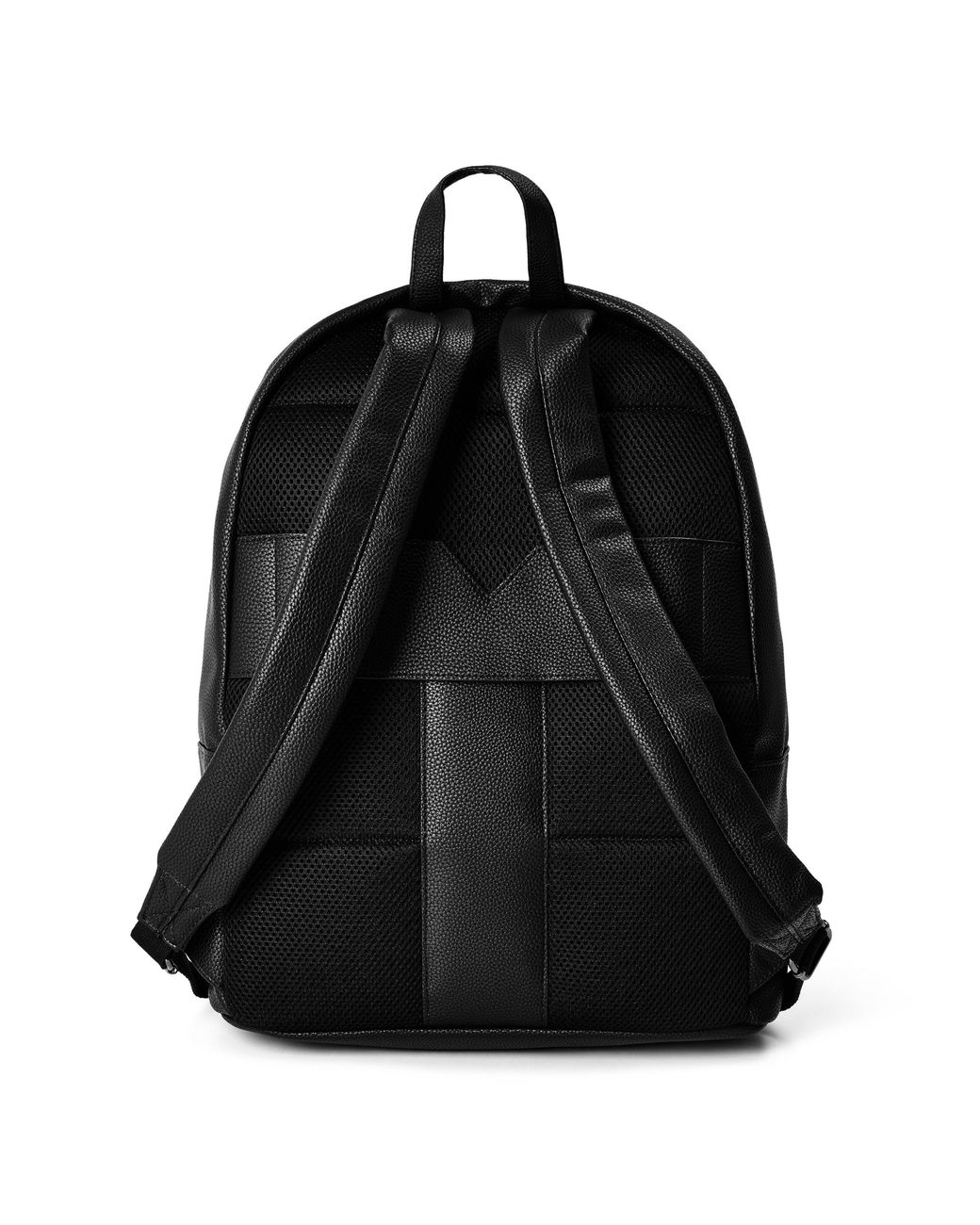 Ted Baker Black Webbing Faux Leather Backpack for men