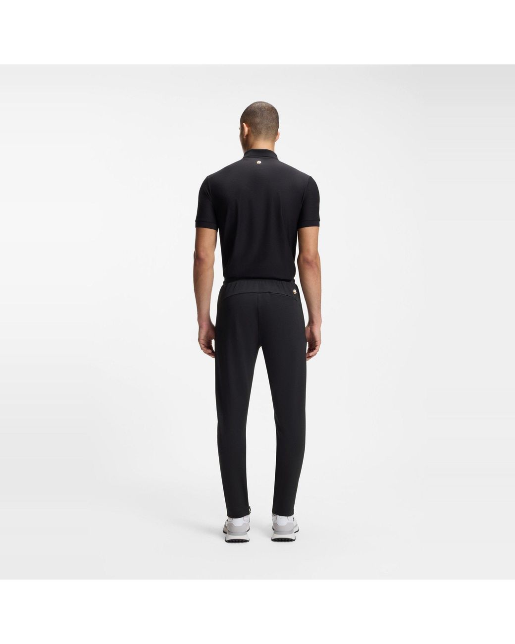 Boss Black Spin Logo Crew-Neck Long-Sleeve T-Shirt for men