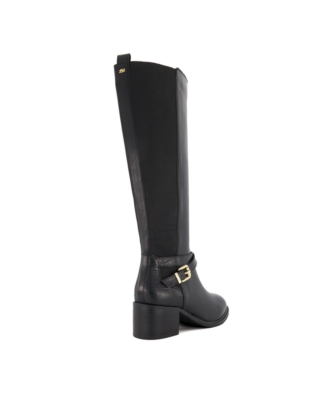 Dune Black Tildy Knee High Boots