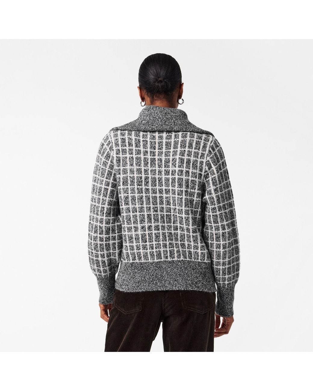 Varley Gray Furley Half-Zip Jumper