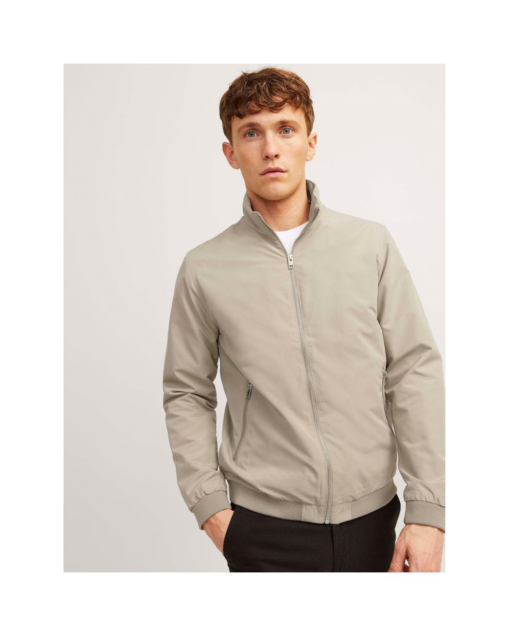 Jack & Jones Natural Rush Harrington Bomber Jacket for men