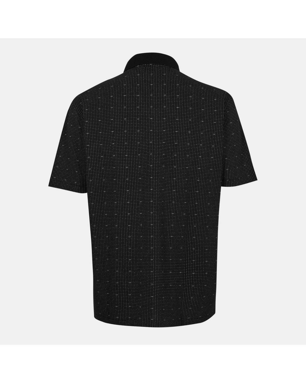 ARMANI EXCHANGE Black Short Sleeve Polo Shirt for men