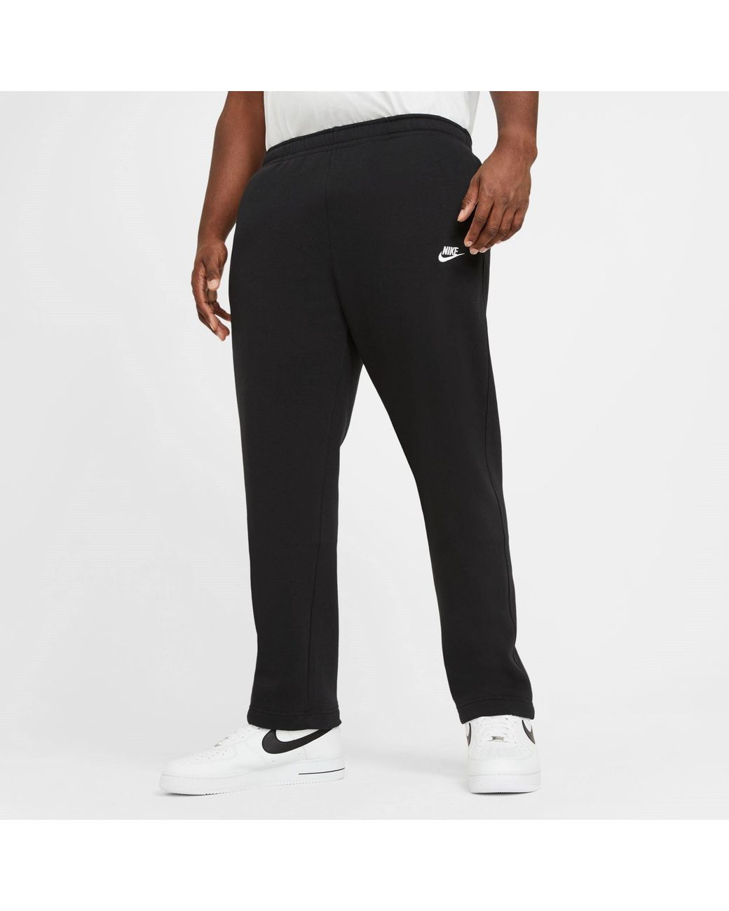 Nike Black Sportswear Club Fleece Pants for men