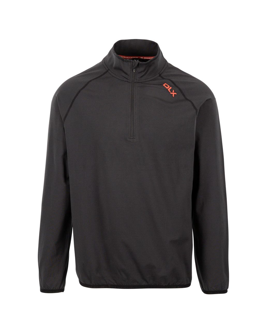DLX Gray Hulton Long-Sleeve Performance T-Shirt for men