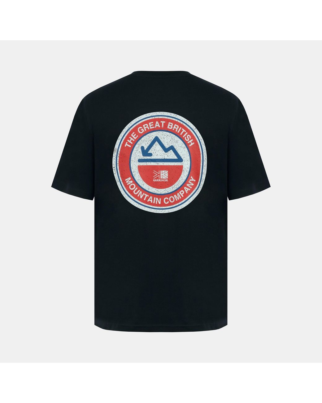 Karrimor Black Graphic Cotton Short Sleeve T-Shirt for men