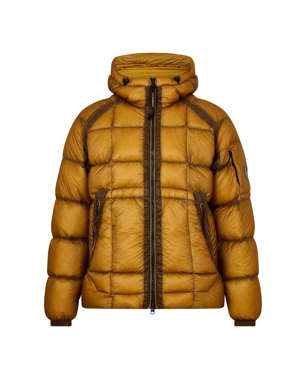 C P Company Yellow Simple Coat for men