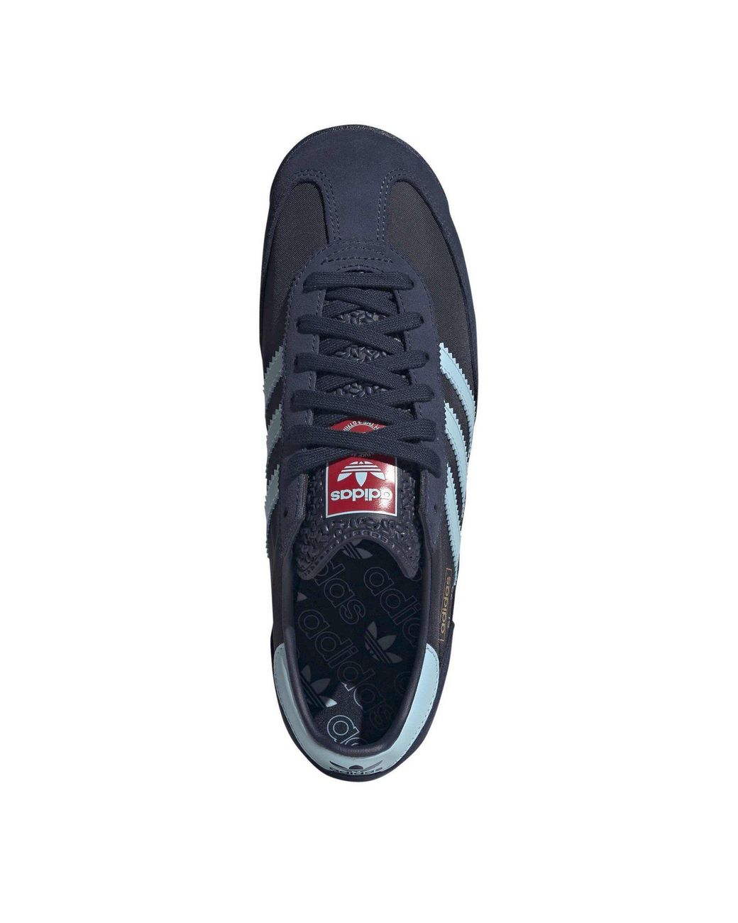Adidas Originals Blue Sl 72 Rs Leather Low-Top Trainers for men