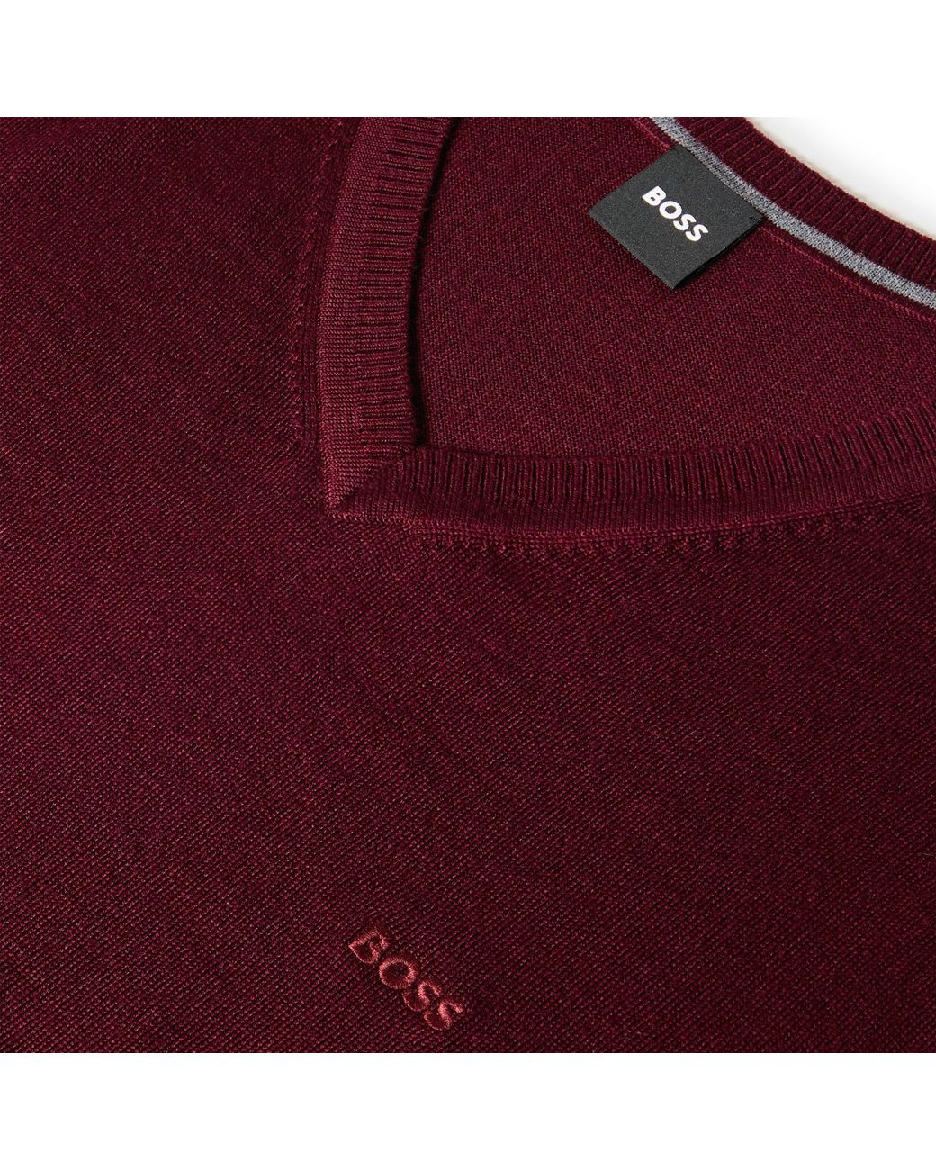 Boss Purple Batisse E Knitted Top for men