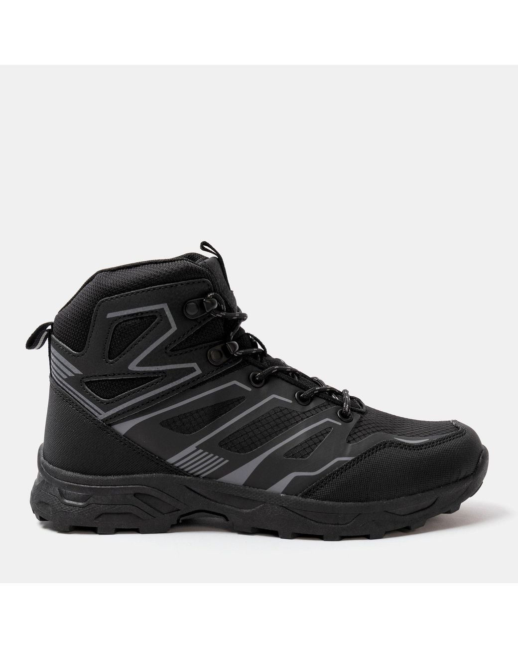 Donnay Black Outdoor Walking Boots