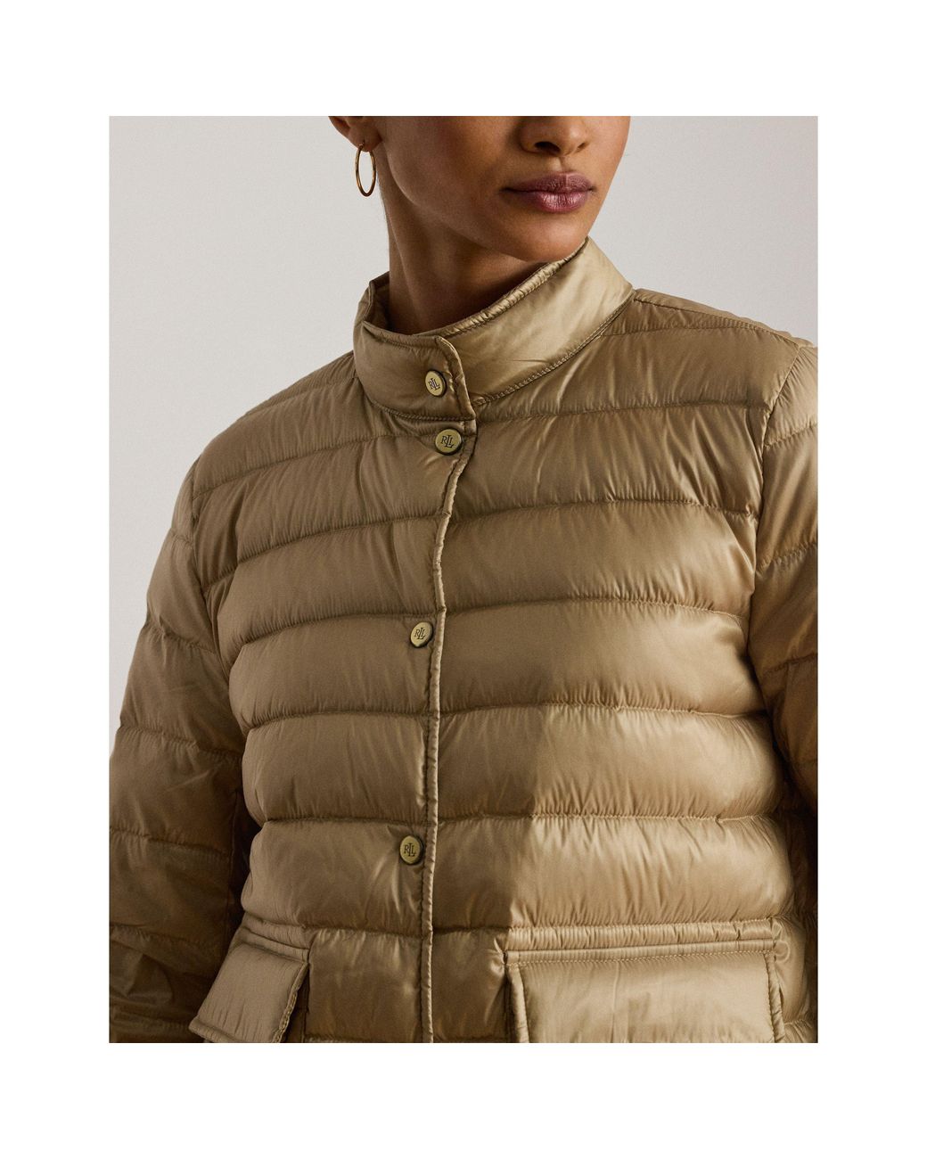Ralph Lauren Natural Down Short Puffer Jacket