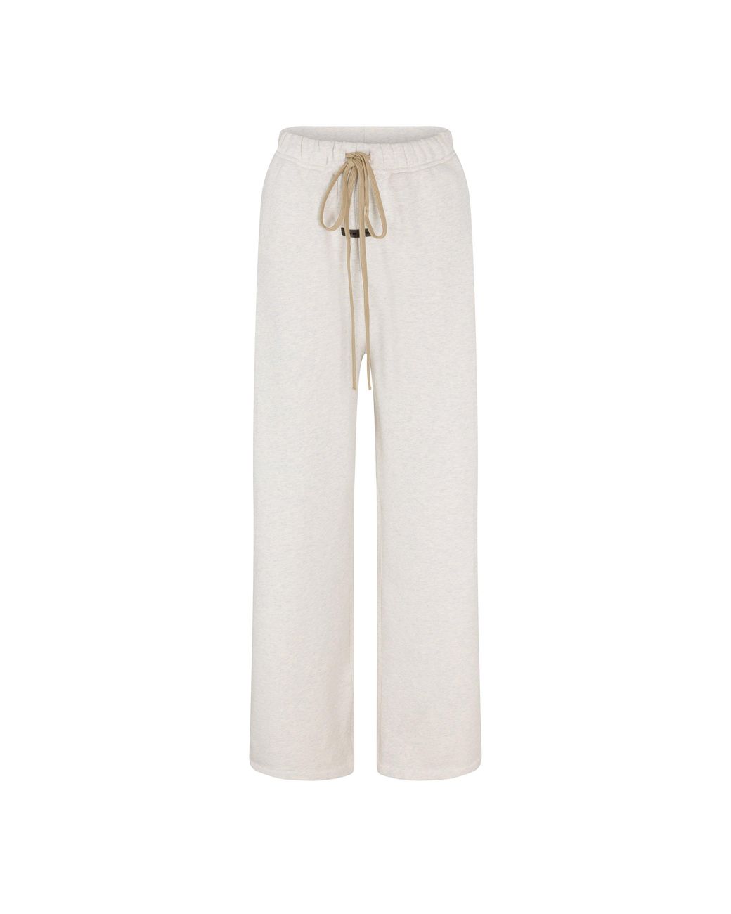 Fear Of God White Open Hem Fleece Joggers