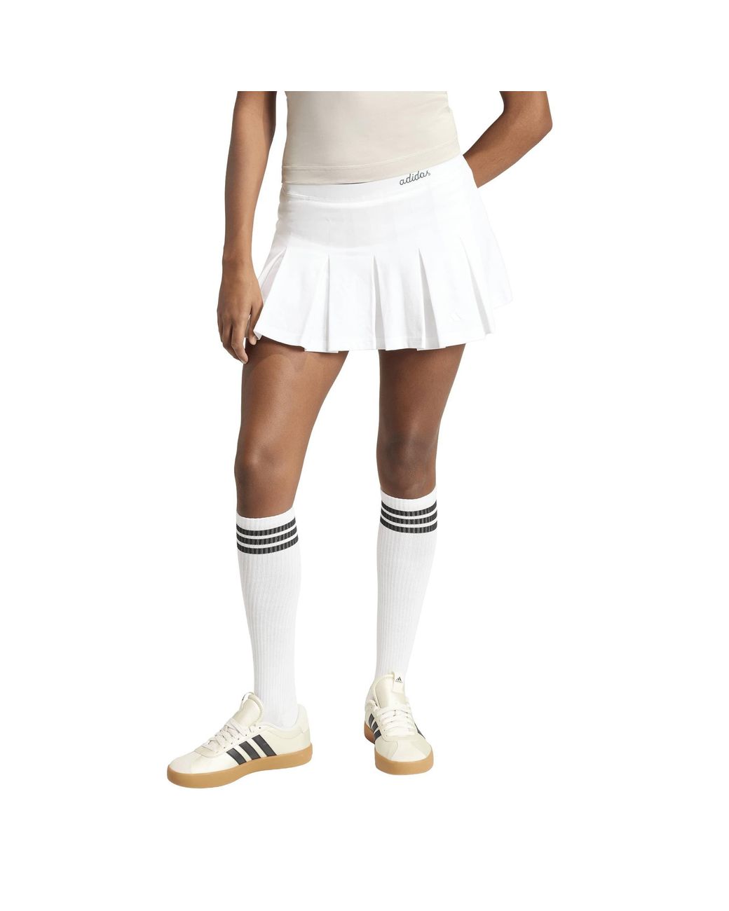 Adidas White Mini Tennis Skirt