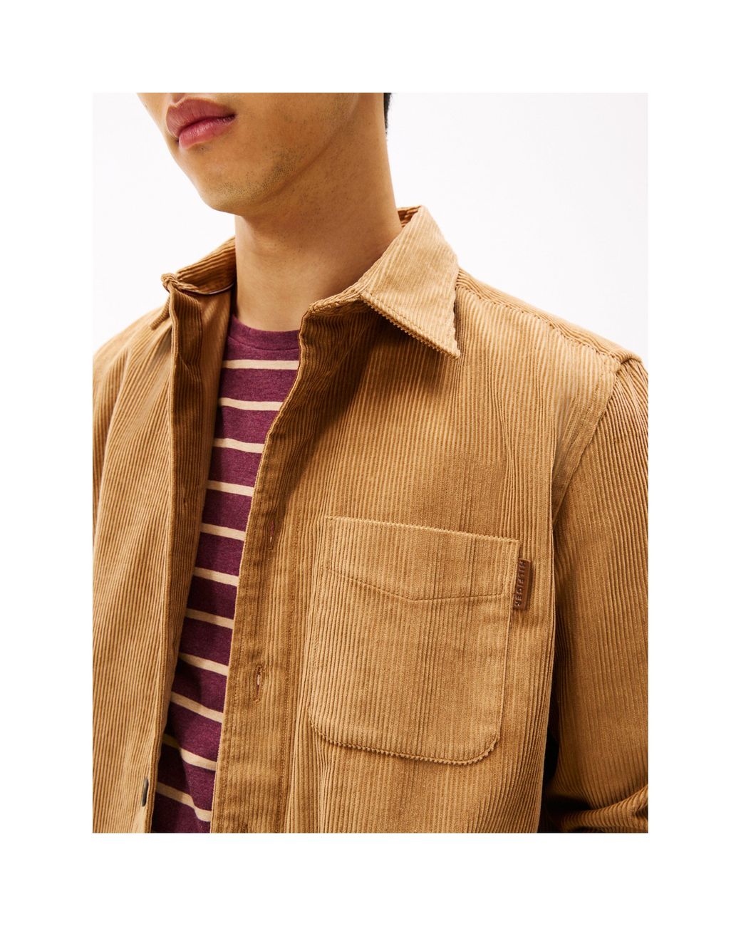 Tommy Hilfiger Brown Cord Overshirt for men