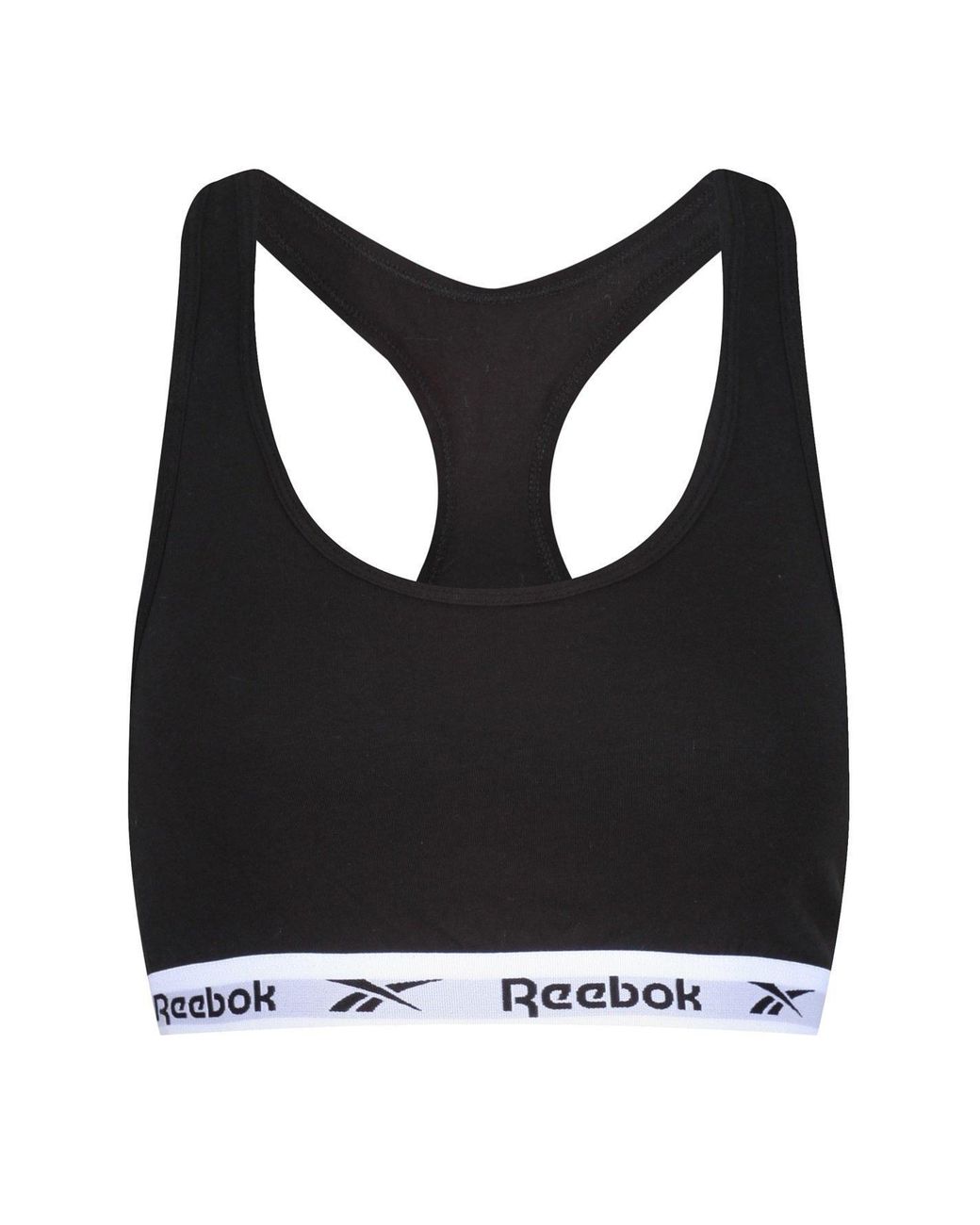 Reebok Frankie Crop Top | Clothing For Casual And Active Wear | Suitable As Racer Back Sports Bras Or Black Crop Top | S Bras
