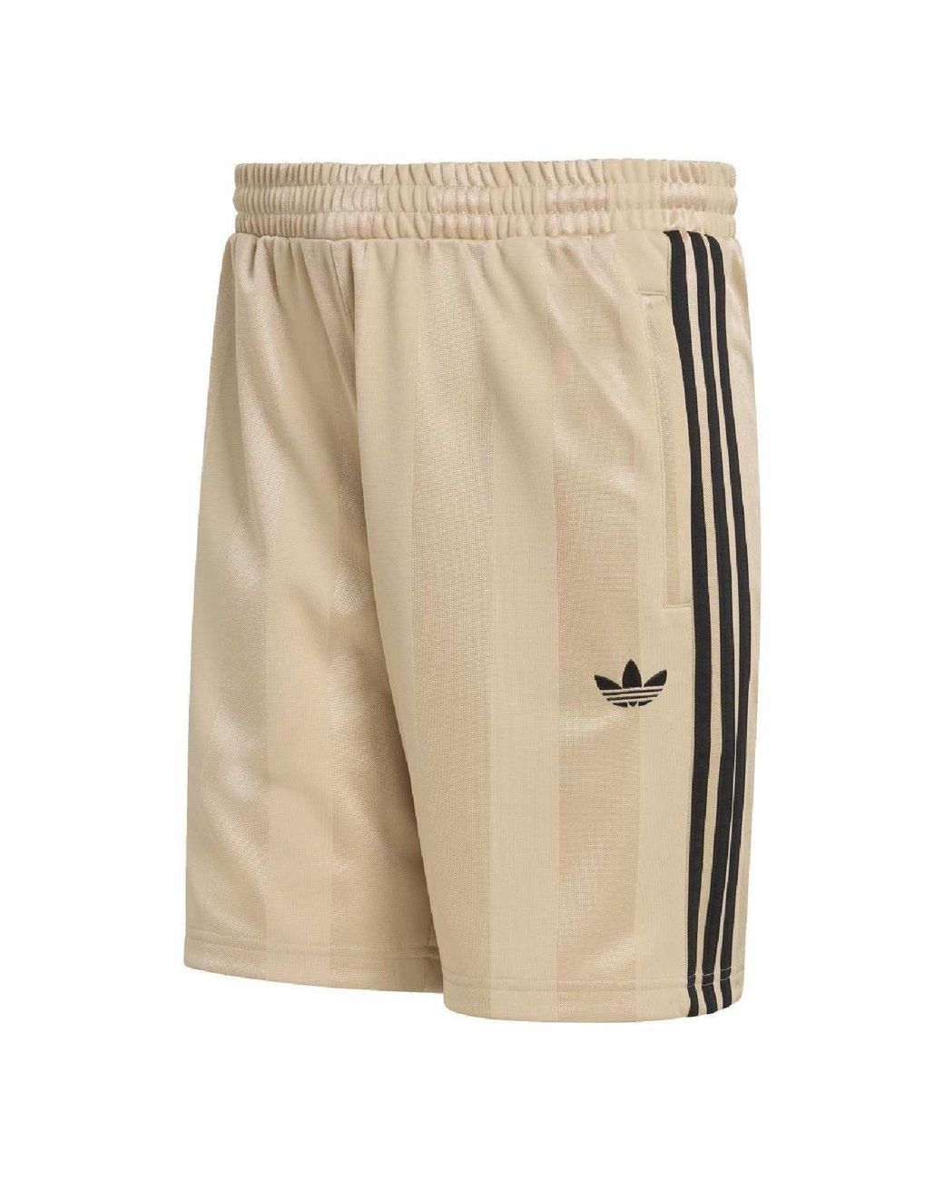 Adidas Originals Natural 3- Stripes Loose Engineered Shorts for men