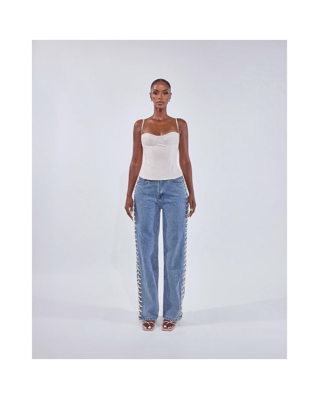 Mars the Label White Everly Corset