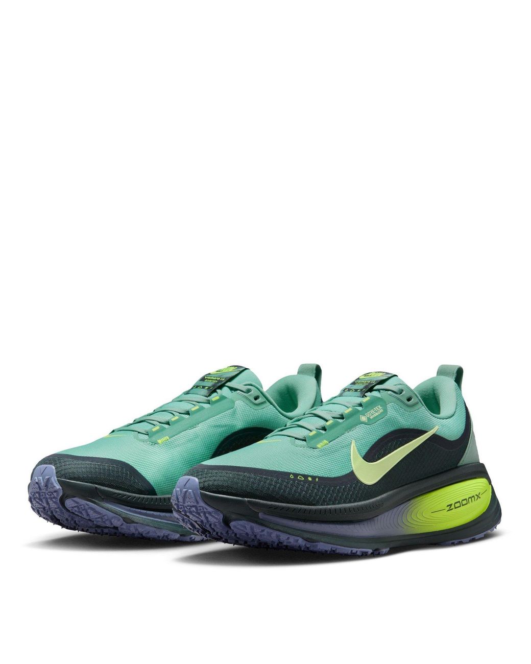 Nike Green Vomero 18 Gore-Tex Waterproof Road Running Shoes With Reflective Accents for men