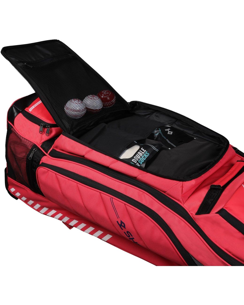 Shrey Red Legacy Duffle Wheelie 120 62