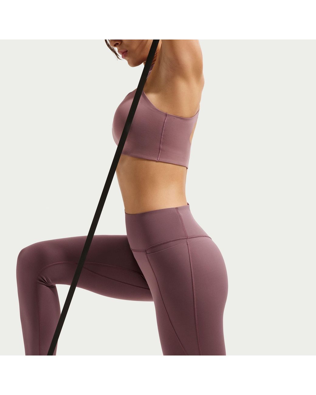 Nike Purple Performance Gym Legging