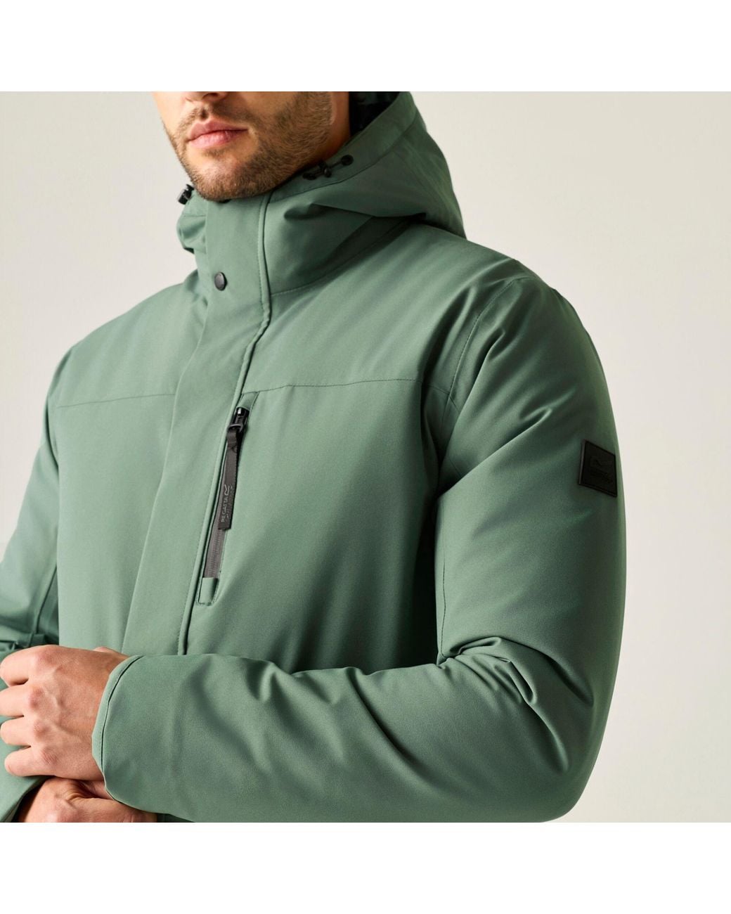 Regatta Green Baylon Waterproof Jacket for men