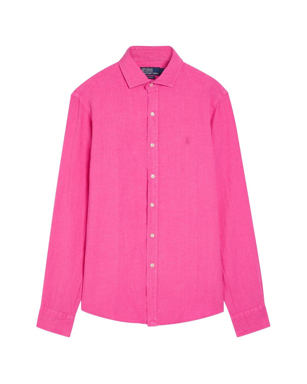 Polo Ralph Lauren Pink Prl Ls Woven Sports Shirt for men