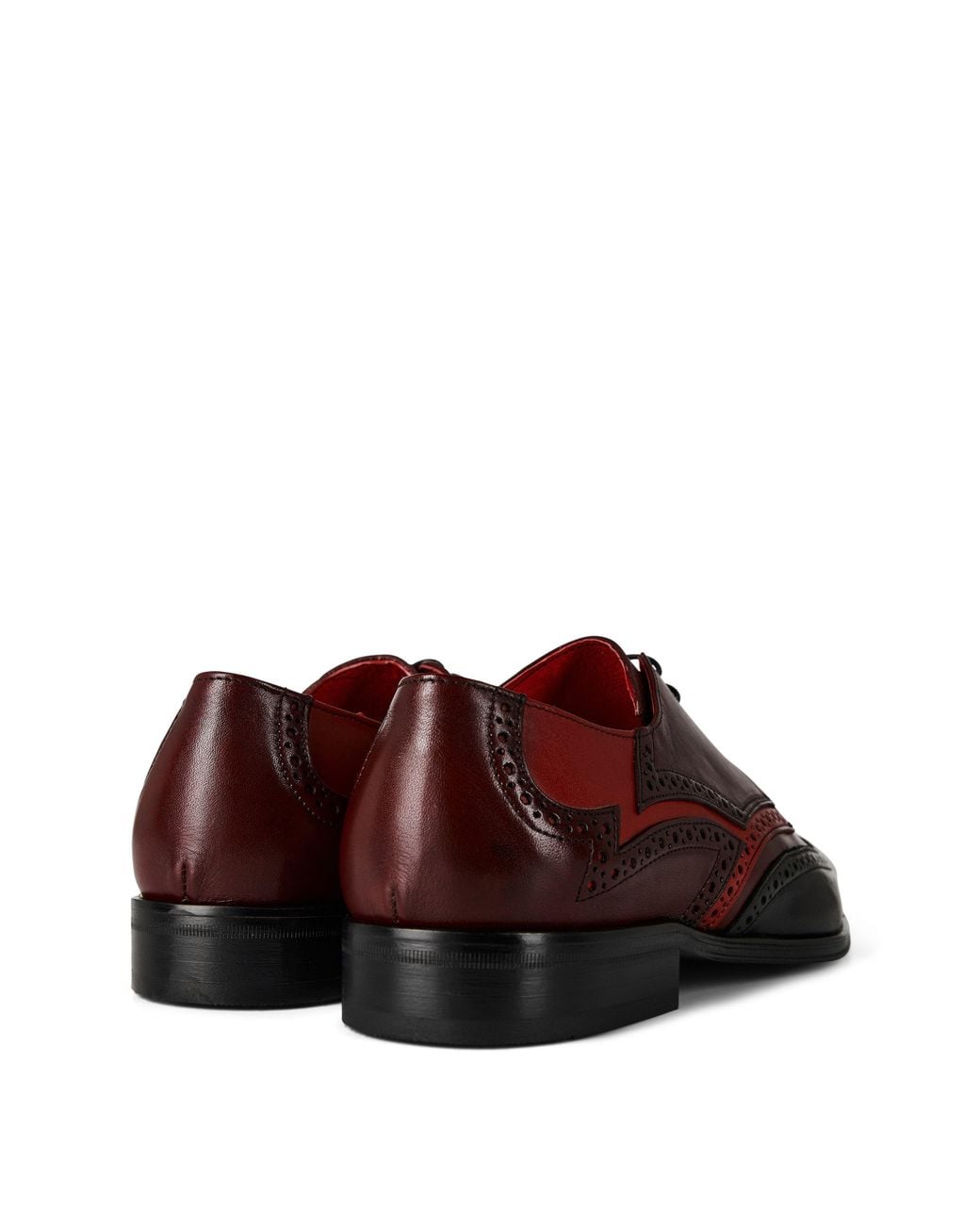 Jeffery West Brown Scarface Three-Tone Leather Brogues for men