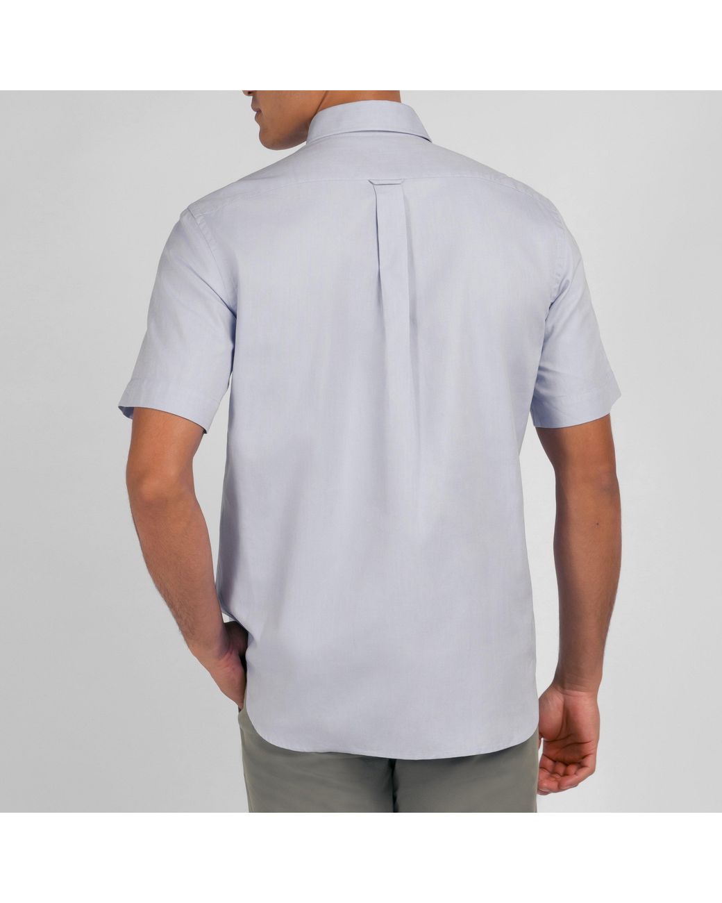 Eden Park Blue Short Sleeved Cotton Shirt for men